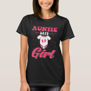 Camiseta Tia Revela Gênero diz que a Família Combinando Par
