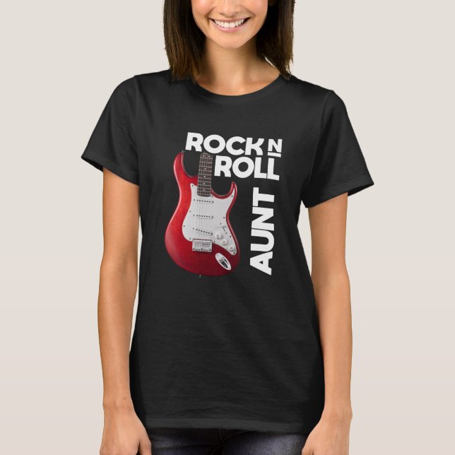 Camiseta Tia Rock and Roll (Frente)