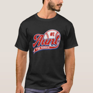 Camiseta Tia Rookie do Ano primeiro aniversario Beisebol ti