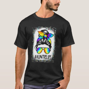 Camiseta Tia Sangrenta, Vida de Cabelo Maluco, Tie Dye Mãe