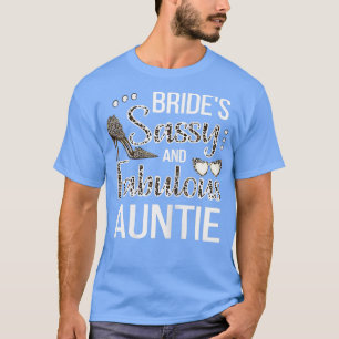 Camiseta Tia Sassy da Noiva Presente Chá de Noiva Mulheres