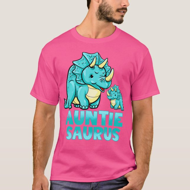Camiseta Tia Saurus Dinosaur Engraçado Auntiesaurus Para Au (Frente)