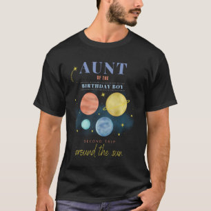 Camiseta Tia segundo aniversário Segunda Viagem Ao Redor Do
