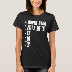 Camiseta TIA super da estrela com estrelas 6 do Grunge