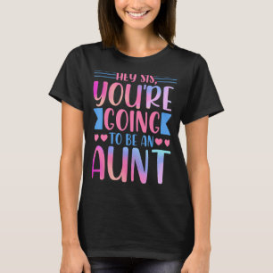 Camiseta Tia Tia Ei Sis Você Vai Ser Tia