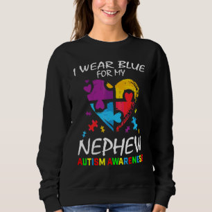 Camiseta Tia Tio Eu Visto Azul Para O Meu Sobrinho Awaren