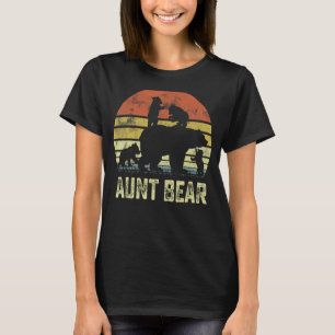 Camiseta Tia Urso Correspondente à Família Cub 4 crianças D