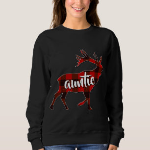 Camiseta Tia Xadrez Vermelha Tia Buffalo Matando A Rena Fam