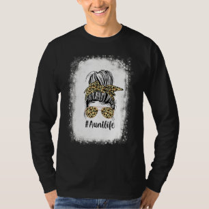 Camiseta Tias Leopardo Tia Vida Mensageira Rapariga do Arma