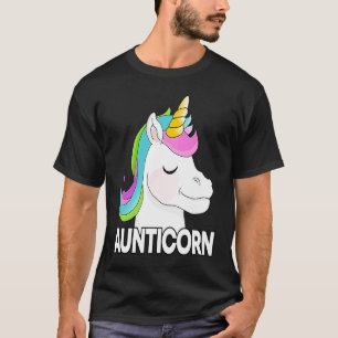 Camiseta Tias, unicórnio engraçado, família de tia, tia
