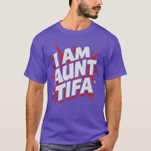 Camiseta TiaTifa criativo engraçado retrô vintage