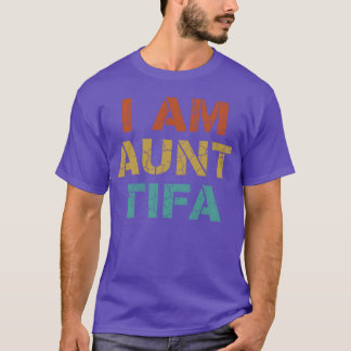 Camiseta TiaTifa estilo engraçado retrô