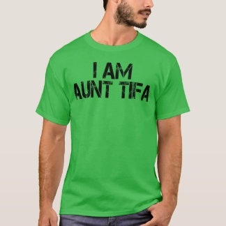 Camiseta TiaTifa presente criativo família retrô