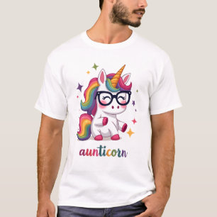 Camiseta Tiaunicórnio Tia Dabbing Unicórnio Tia Natal