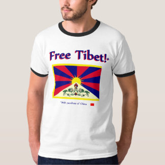 Camiseta Tibet livre! *