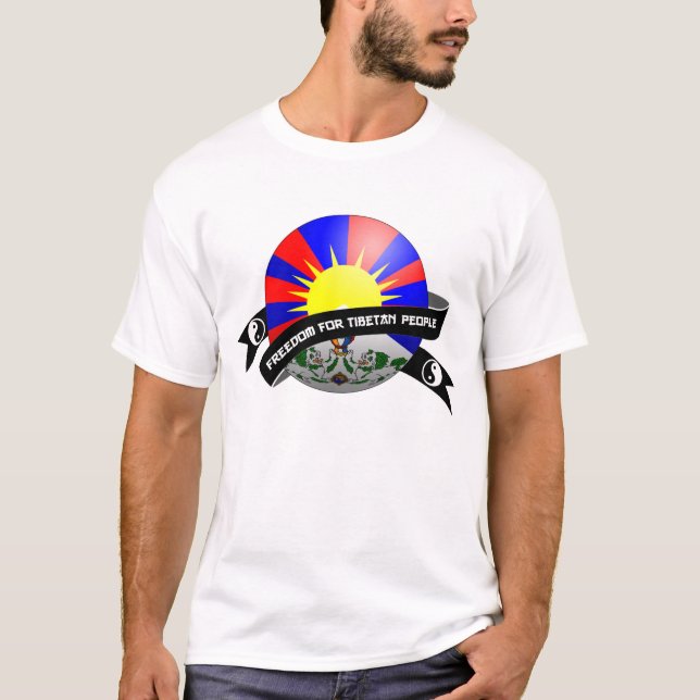 Camiseta tibet livre (Frente)