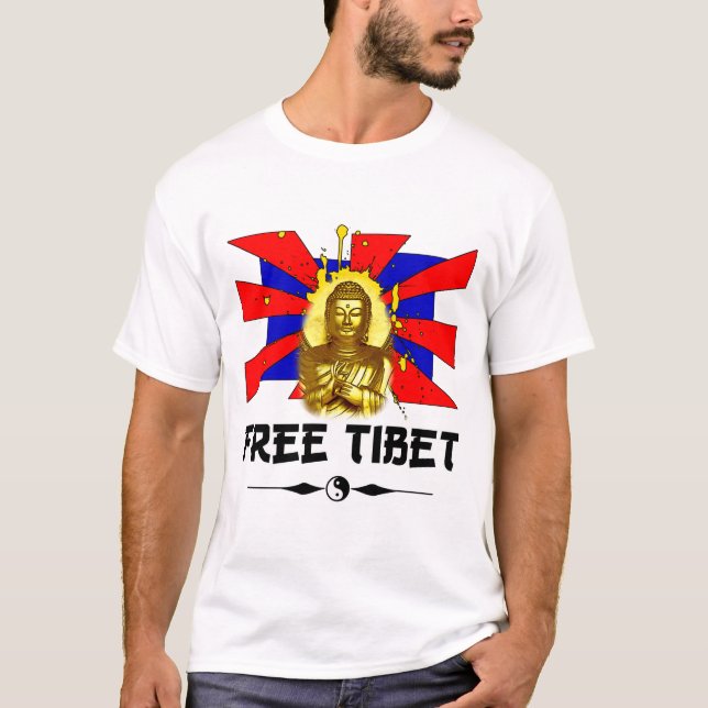 Camiseta tibet livre (Frente)