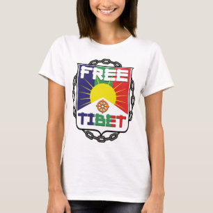 Camiseta Tibet livre acorrentado
