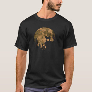 Camiseta Tibetan Mastiff Dog Moon Halloween Costume Dog Lov