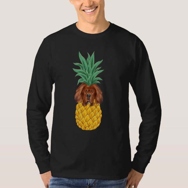 Camiseta Tibetan Mastiff Pineapple Dog (Frente)