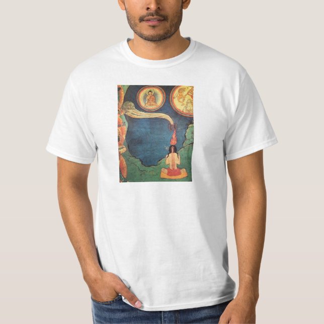 Camiseta Tibetano - Deposição Budista de Tummo (Frente)