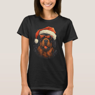 Camiseta Tibetano Mastiff Natal Cão Natal Pet Gif Natal