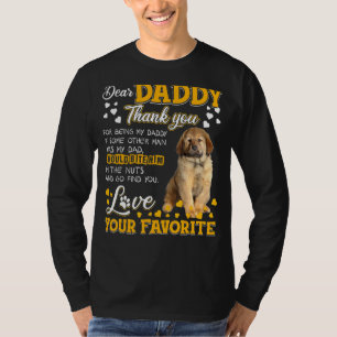 Camiseta Tibetano Mastiff Pai Obrigado Por Ser Meu