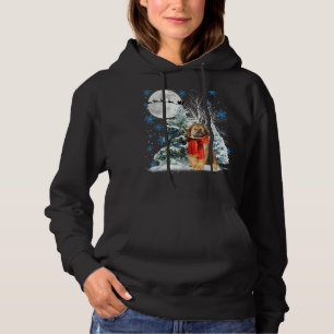 Camiseta Tibetano Mastiff Sob Moonlight Snow Christmas Paj