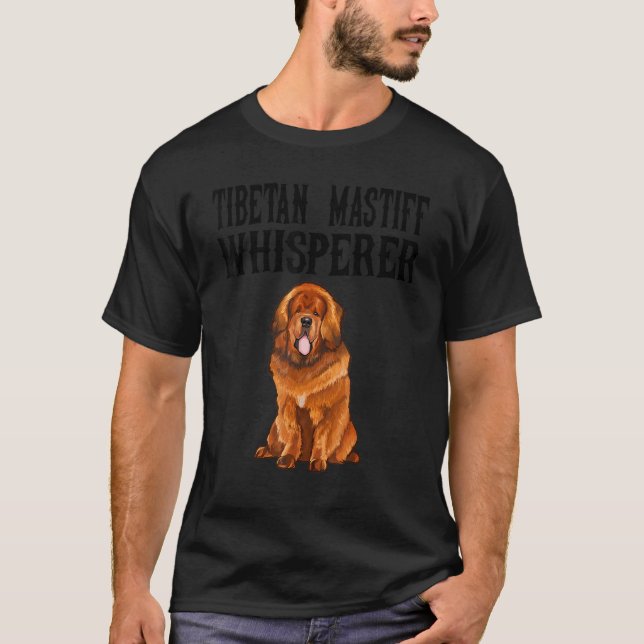 Camiseta Tibetano Mastiff Wisperer Dog (Frente)
