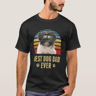 Camiseta Tibetano - Melhor Pai De Cachorro De Terrier
