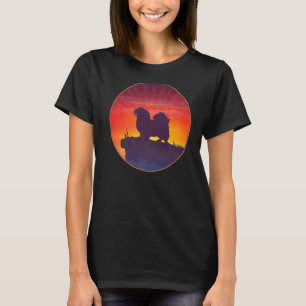 Camiseta Tibetano Spaniel Dog Sunset