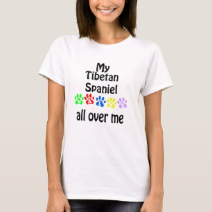 Camiseta Tibetano Spaniel Walks Design