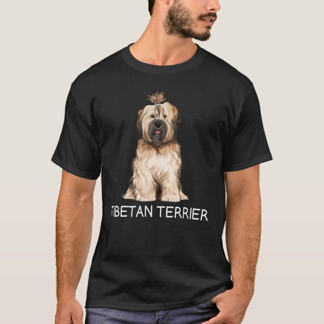 Camiseta Tibetano Terrier Dog (Frente)