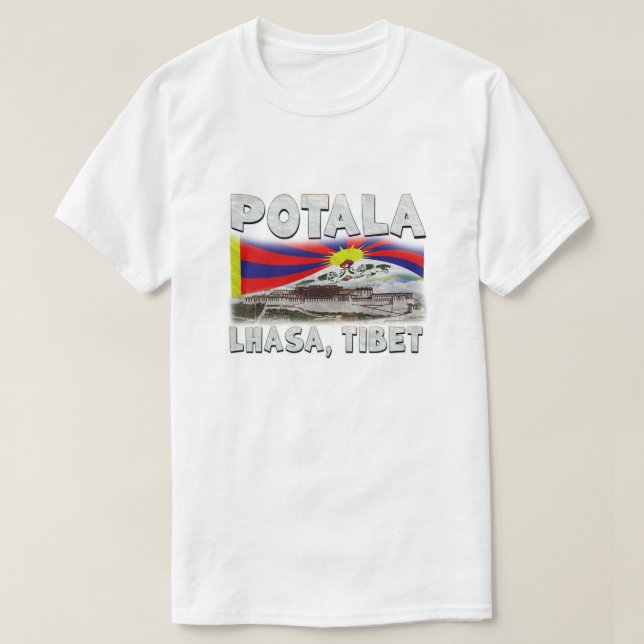 Camiseta Tibete Potala Lhasa (Frente do Design)