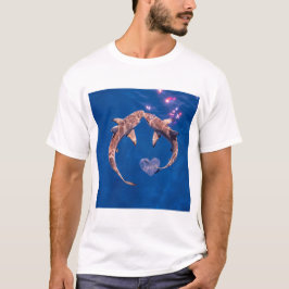Camiseta Tiburones blancos enamorados