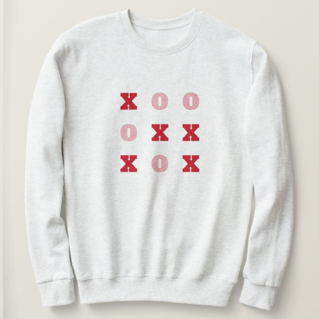 Camiseta Tic-Tac-Toe Abraços e Namorados Kisses (Frente do Design)