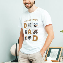 Camiseta Tic Tac Totalmente Incrível Dia de os pais Pai