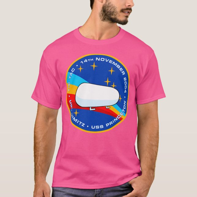Camiseta Tic Tac Ufo Encount Morale Patch (Frente)