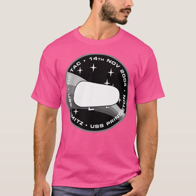 Camiseta Tic Tac Ufo Encount Morale Patch - Preto W (Frente)