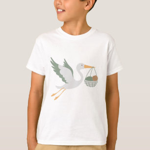 Camiseta Tichert crianças cegonha