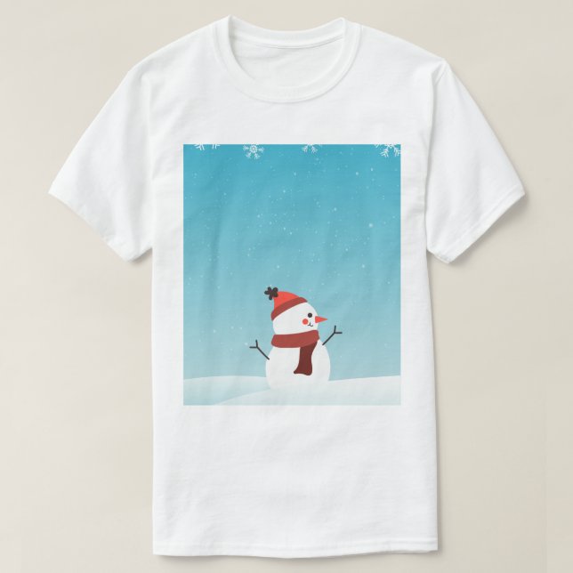 Camiseta Tichert para homens inverno  (Frente do Design)