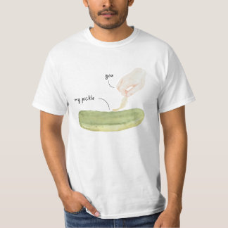 Camiseta Tickle My Pickle Funny Watercolor Art