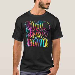Camiseta Tie Dye 100 Dias Brighter Student Happy 100º Dia