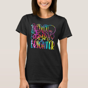Camiseta Tie Dye 100 Dias Brighter Student Happy 100º Dia