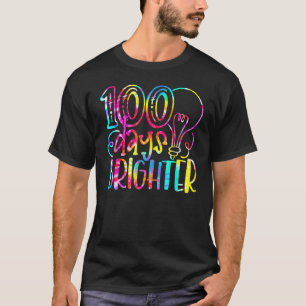Camiseta Tie Dye 100 Dias Brighter Student Happy 100º Dia