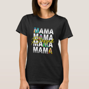 Camiseta Tie dye abençoou mamãe cristã mãe cristã mãe crist
