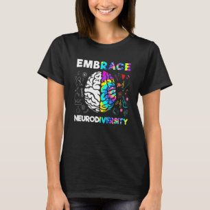 Camiseta Tie Dye Abraça a Sensibilização para a Neurodivers