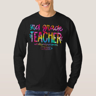 Camiseta Tie Dye Alô Professor Do Terceiro Grau De Volta À 