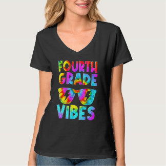 Camiseta Tie Dye Aluna Do Quarto Grau Vibes Professora De V