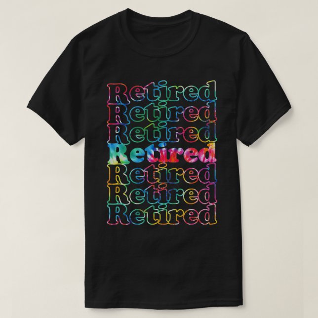 Camiseta Tie Dye Aposentado (Frente do Design)